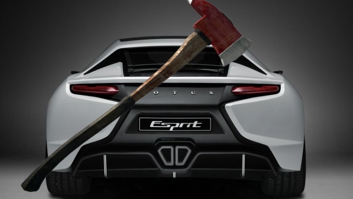 New Lotus Esprit Axed
