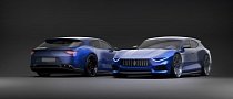 New Maserati Shooting Brake Rendered, Rivals the Porsche Panamera Sport Turismo