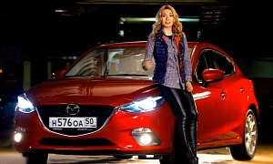 New Mazda3 Driven by Sexy Russian Tester Anastasia