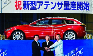 New Mazda6 Wagon First Photo: Production Begins