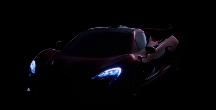McLaren P1 in the dark