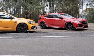 New Megane RS Challenges Civic Type R and Ford Focus RS