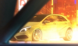 New Mercedes A-Class Gets Into Japanese Anime