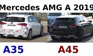New Mercedes-AMG A35 and A45 Show Design Differences, Sound Good
