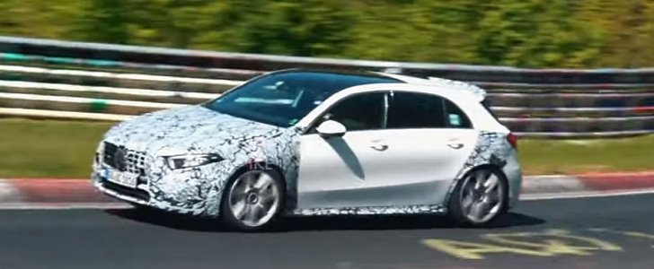 New Mercedes-AMG A45 Shows Up on Nurburgring