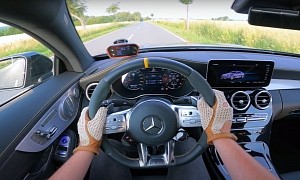 New Mercedes-AMG C63 S Coupe Does an Autobahn Top Speed Run, Doesn't Hit 200 MPH