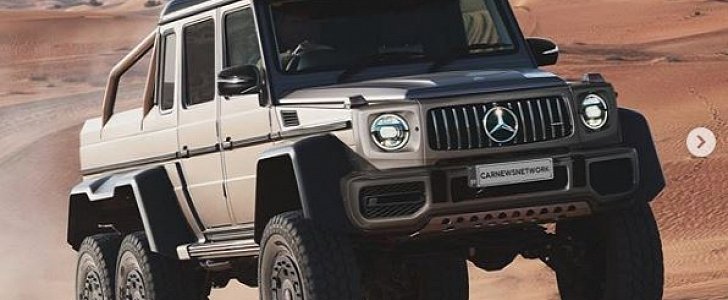New Mercedes-AMG G63 6X6 rendering