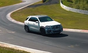 New Mercedes-AMG GLE 63 Shows Up on Nurburgring, Debut Close