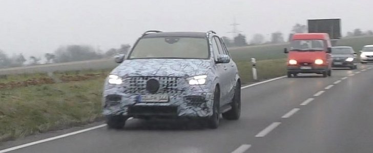 New Mercedes-AMG GLE63 spied