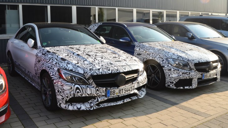 2016 Mercedes-Benz C 63 AMG Sedan & T-Model Spied