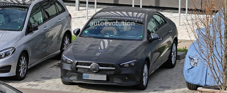 New Mercedes-Benz CLA-Class Nearly Revealed by Latest Spyshots