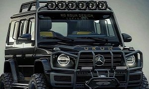 New Mercedes-Benz G550 4×4 Squared Rendered, Looks Ready To Climb
