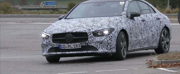 New Mercedes CLA, GLC Coupe Facelift and GLS in the Same Spy Video