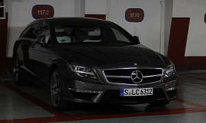 New Mercedes CLS 63 AMG Shooting Brake Spotted in Spain