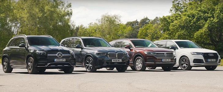 New Mercedes Gle Takes On New Bmw X5 Audi Q7 And Vw Touareg In Suv Test Autoevolution