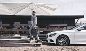 New Mercedes S 500 Coupe Stars in Hugo Boss Photo Shoot