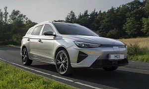 New MG5 EV Station Wagon Arrives at Goodwood Giving Off Smart Purchase Vibes