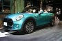 New MINI Convertible Debuts in Tokyo with Male Model by Its Side