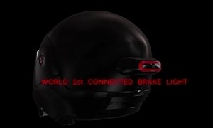 New Motorcycle Safety Brake Light Surfaces At CES 2017