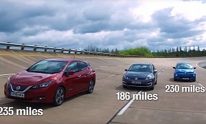 New Nissan Leaf vs. Renault Zoe vs. VW e-Golf Review Is Surprising