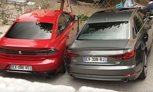 New Peugeot 508 Takes on Audi A4 in Franco-German Comparison