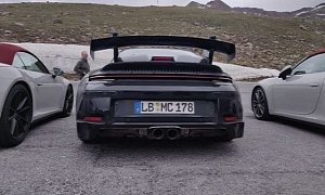 New Porsche 911 GT3 (992) Rear Wing Is Huge, Sub-7m Nurburgring Lap Time Rumored
