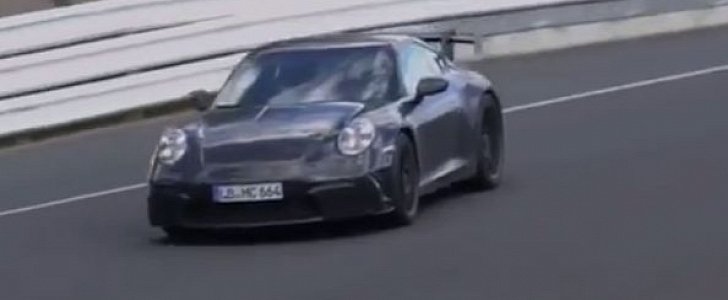 New Porsche 911 GT3 (992) Shows Up on Nurburgring