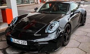 New Porsche 911 GT3 (992) Spotted at Gas Station, Rumored to Pack 550 HP