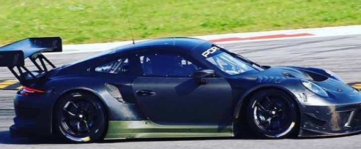 2019 Porsche 911 GT3 R Racecar spied