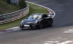 New Porsche 911 GT3 RS (991.2) Spied on Nurburgring, Manual Gearbox Rumors Grow