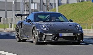 New Porsche 911 GT3 RS Spied with 911 R Diffuser, May Get 4.2L Engine, No Manual