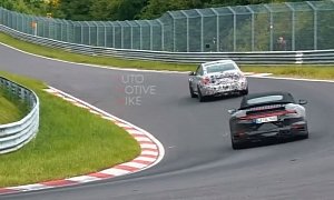New Porsche 911 Turbo (992) Hunts Down 2021 BMW M3 on Nubrugring, Chase Is Wild
