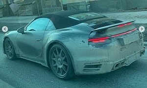 New Porsche 911 Turbo Cabriolet (992) Looks Extra-Wide