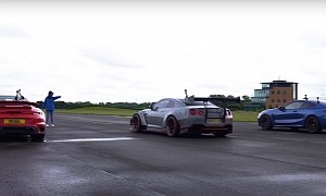New Porsche 911 Turbo S Destroys Tuned Nissan GT-R and BMW M8