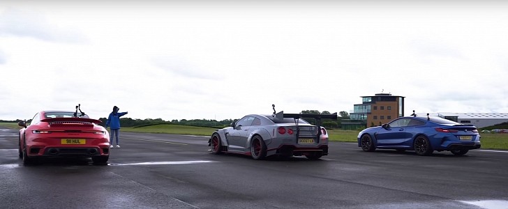 New Porsche 911 Turbo S Destroys Tuned Nissan GT-R and BMW M8