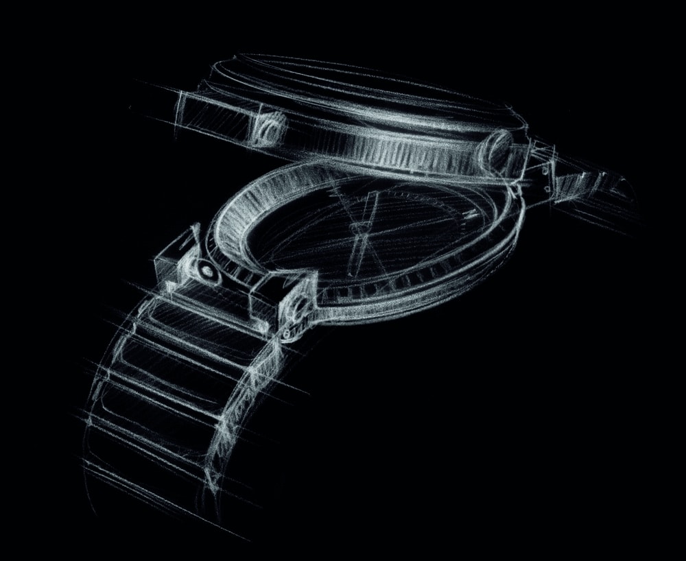 Sketch of the P'6520 Compass Watch