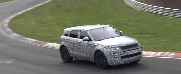 New Range Rover Evoque Spied Lapping the Nurburgring