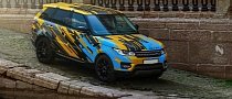New Range Rover Sport Gets Crazy "Heat Wave" Wrap from DC Tuning
