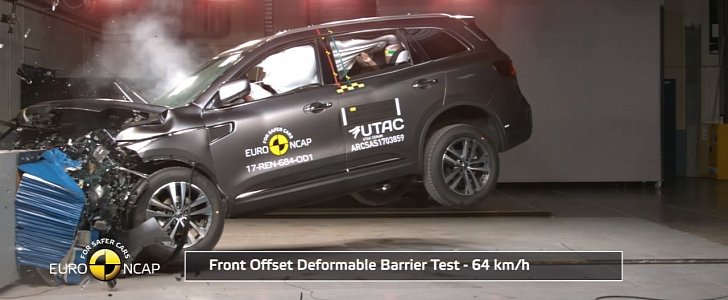 2017 Renault Koleos Euro NCAP crash test