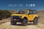 New Rendering of 2021 Ford Bronco Two-Door Looks Amazing in Cyber Orange