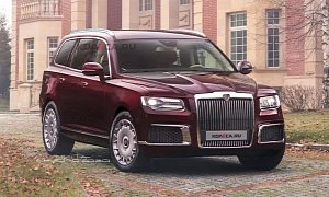 New Rolls-Royce SUV? No, It's the Aurus Komendant from Russia!