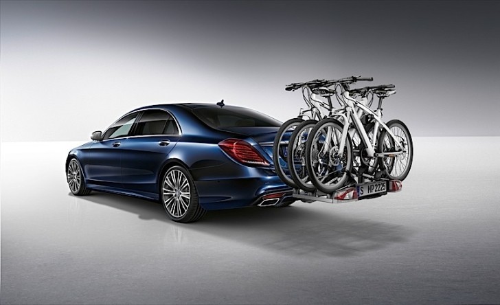 Bike rack for the more outdoorsy S-Class owners.