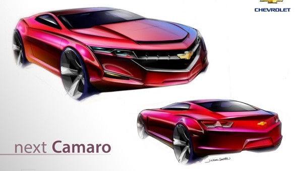 2016 Chevrolet Camaro sketches
