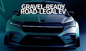 New Skoda Enyaq RS Race Concept Looks Like an Electric Mega Hatch