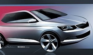 New Skoda Fabia Design Revealed in First Official Sketch