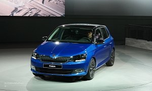 New Skoda Fabia Displayed at the Paris Motor Show in Hatchback Guise <span>· Live Photos</span>