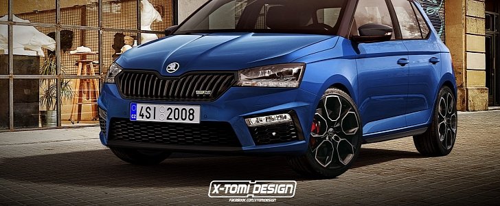 New Skoda Fabia RS Rendering Look Just as Ugly as the Octavia RS