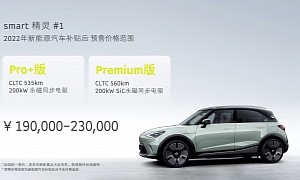 New smart #1 Priced at $28,750 in China