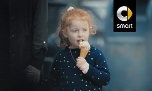 New smart Brabus Is So Hot It Melted This Girl's Ice Cream