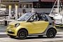 New smart fortwo cabrio Priced in the U.S. From $19,650
